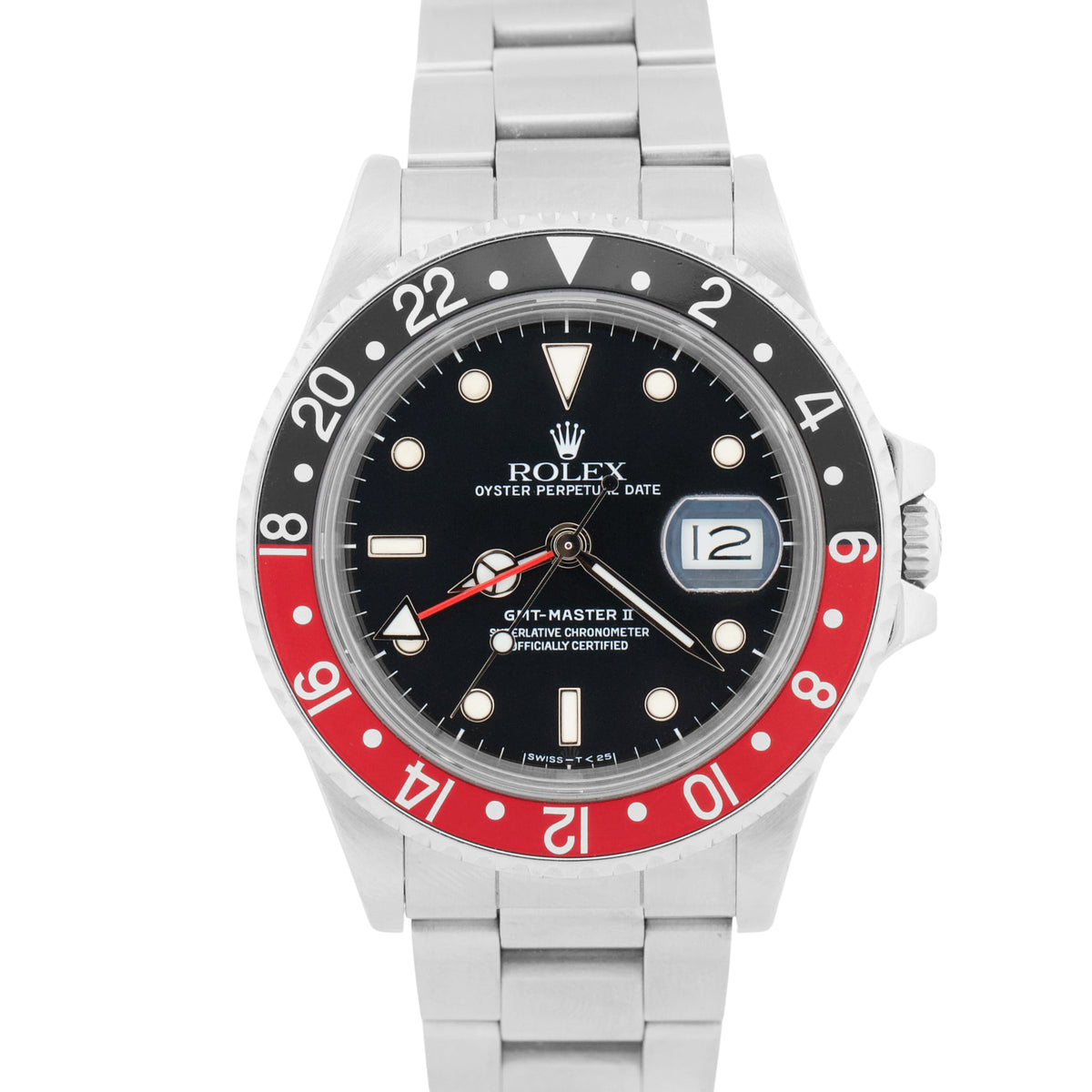 2025 RSC Rolex GMT-Master II 16760 Fat Lady Coke Red Black Steel 40mm Watch Box