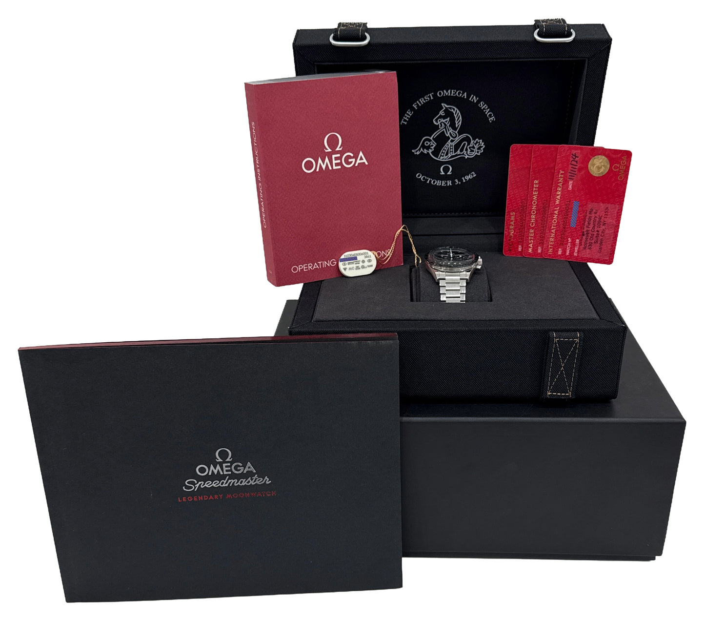 2024 PAPERS Omega Speedmaster 310.30.40.50.06.001 39.7mm FOIS Steel Watch BOX