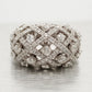 Sonia Bitton 0.50ctw Diamond Criss Cross Ring - 14k White Gold & Dynamic Setting