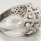 Sonia Bitton 0.50ctw Diamond Criss Cross Ring - 14k White Gold & Dynamic Setting