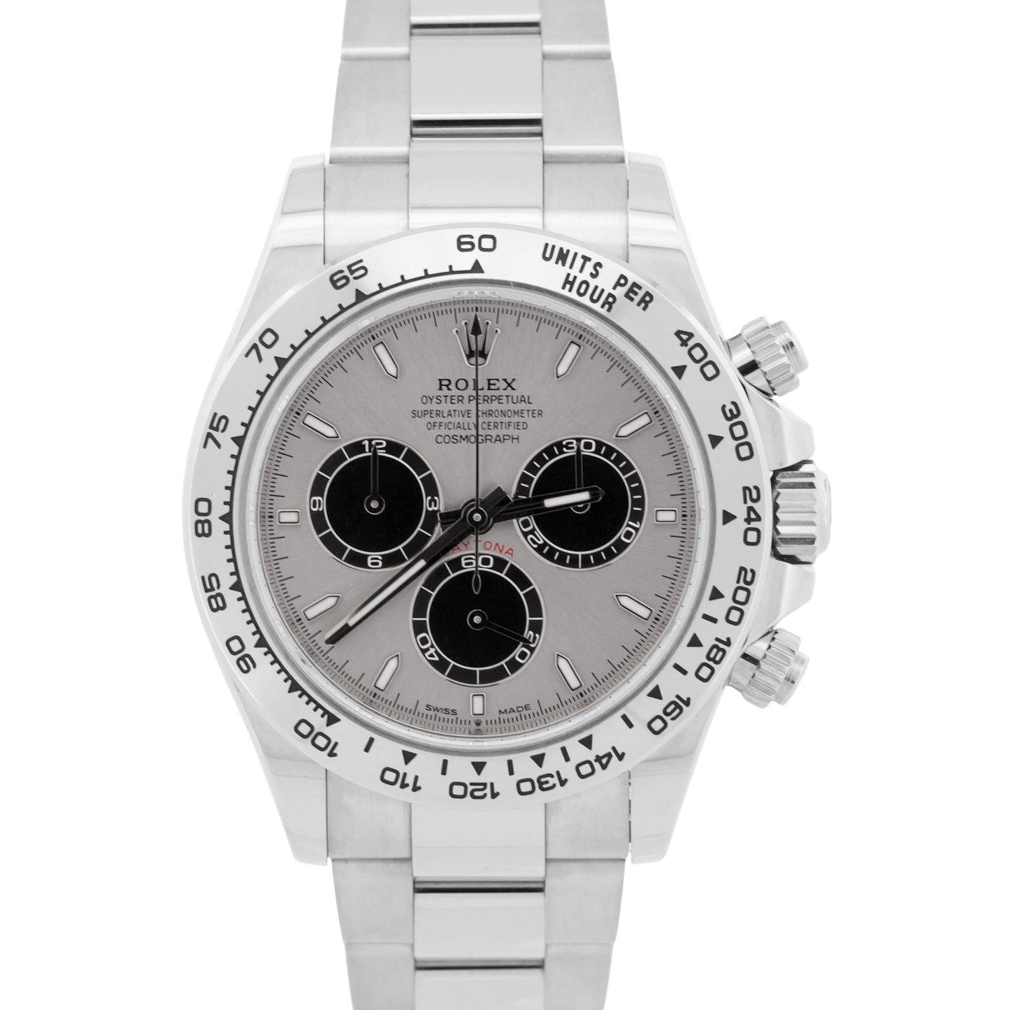 2025 Rolex Daytona Cosmograph GHOST SILVER 40mm 18K White Gold Watch 126509 BOX