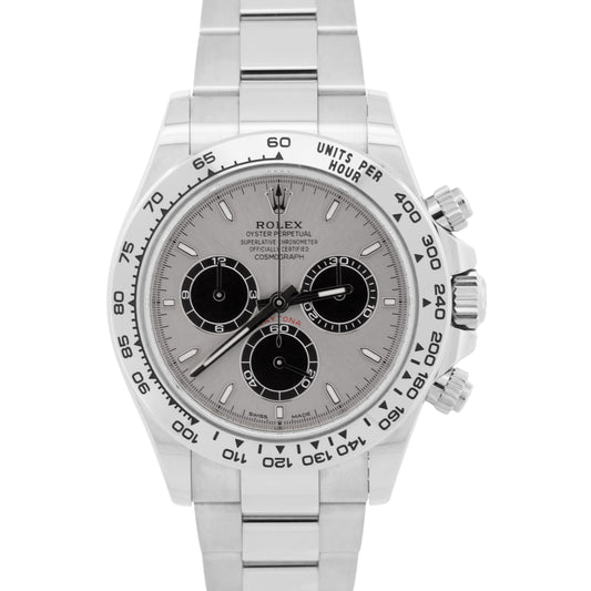 2025 Rolex Daytona Cosmograph GHOST SILVER 40mm 18K White Gold Watch 126509 BOX