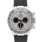 2023 PAPERS Rolex Daytona SILVER GHOST 18K Gold Oysterflex 40mm 116519 LN BOX