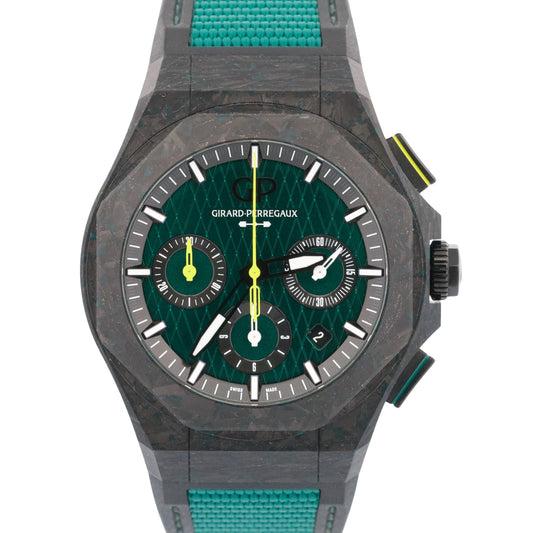 PAPERS Girard Perregaux Laureato Absolute ASTON MARTIN F1 81060-41-3071-1CX BOX