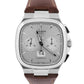 2023 PAPERS Glashutte Seventies Chrono Panorama SILVER 40mm 1-37-02-02-02-30 BOX