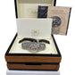Glashutte Panomatic Date 39mm SILVER Automatic Stainless 90-01-02-02-14 BOX