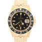 Rolex GMT-Master BLACK 18K Yellow Gold Jubilee Automatic 40mm Watch 16758