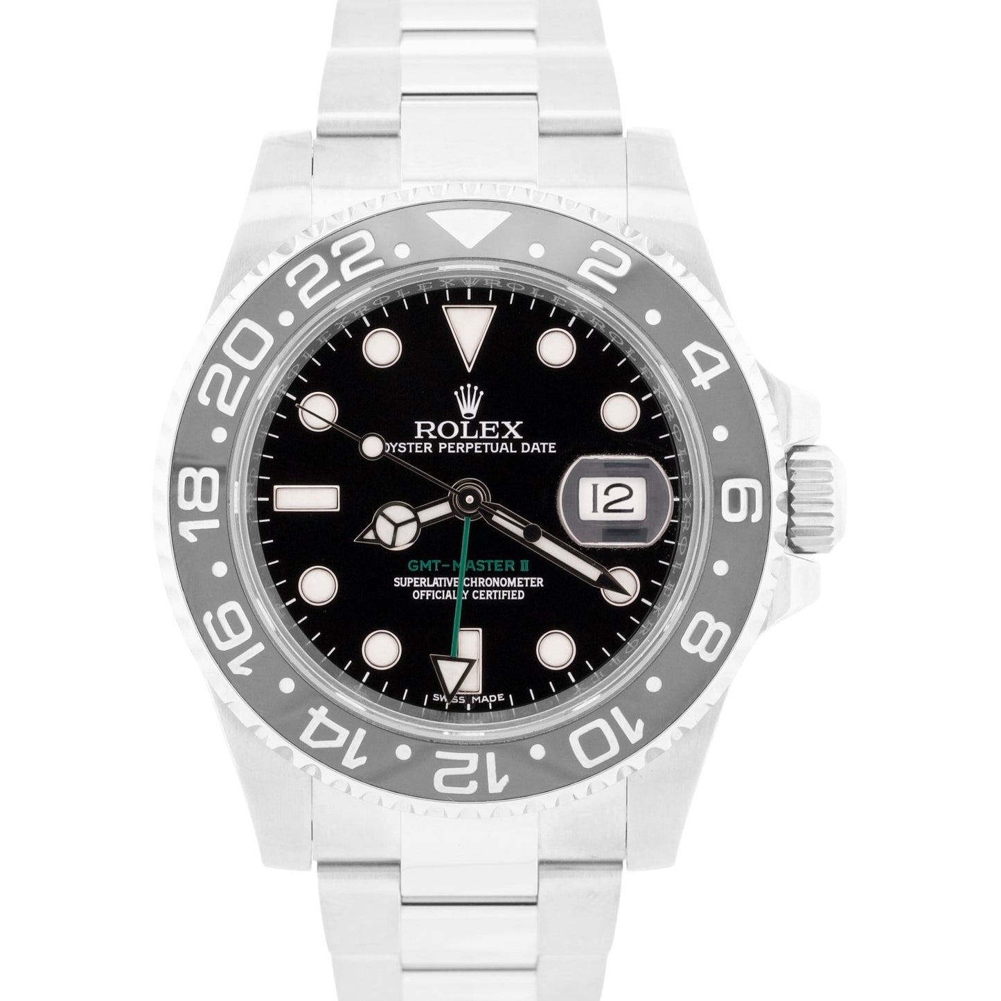 Rolex GMT-Master II BLACK Stainless Steel Ceramic RANDOM SERIAL 40mm 116710 LN