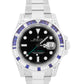 Rolex GMT-Master II SAPPHIRE DIAMOND Stainless Steel Black Blue 40mm 116710