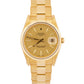 TOP CONDITION PAPERS Rolex Oyster Perpetual Date 34mm CHAMPAGNE 18K 15238 BOX