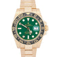 2025 RSC PAPERS Rolex GMT-Master II GREEN 18K Yellow Gold 40mm 116718 Watch BOX