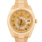 Rolex Sky-Dweller CHAMPAGNE ARABIC 18K Yellow Gold Fluted 42mm 326938 Watch