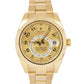 MINT Rolex Sky-Dweller CHAMPAGNE ARABIC 18K Yellow Gold Oyster 42mm 326938 BOX