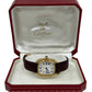 VINTAGE Ladies Cartier Gondole WHITE ROMAN 18K Yellow Gold 24mm Manual 7807 BOX