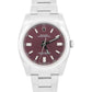 NOS STICKERED 2018 PAPERS Rolex Oyster Perpetual 36mm GRAPE Steel 116000 BOX