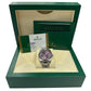PAPERS Rolex Oyster Perpetual GRAPE Purple Stainless Steel 3-6-9 36mm 116000 BOX