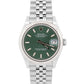 2022 PAPERS Rolex DateJust 31mm MINT GREEN 18K Gold JUBILEE Steel 278274 BOX