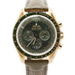 NEW 2023 Omega Speedmaster Moonwatch GREEN 18K Gold 42mm 310.63.42.50.10.001 B+P