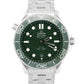 2022 PAPERS Omega Seamaster GREEN WAVE Steel Date 42mm 210.32.42.20.10.001 BOX