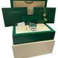 STICKERED 2024 PAPERS Rolex Oyster Perpetual 41 GREEN Steel 41mm 124300 BOX