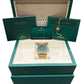 2025 PAPERS Rolex Sky-Dweller GREEN 18K Yellow Gold 42mm OYSTER Watch 336938 BOX
