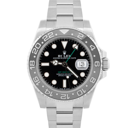 Rolex GMT-Master II BRUCE WAYNE 40mm Blue Black Steel Ceramic OYSTER 126710 GRNR