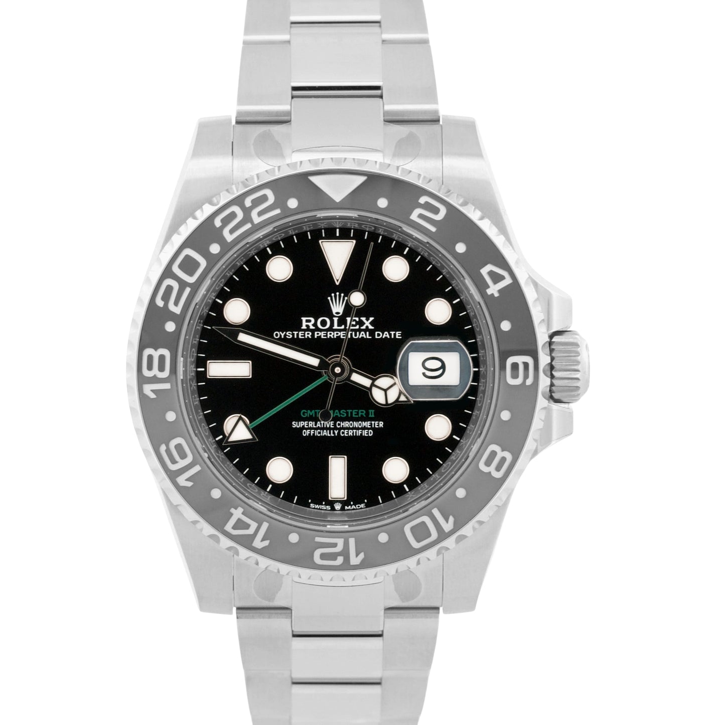NEW 2026 PAPERS Rolex GMT-Master II BRUCE WAYNE Ceramic OYSTER 126710 GRNR BOX