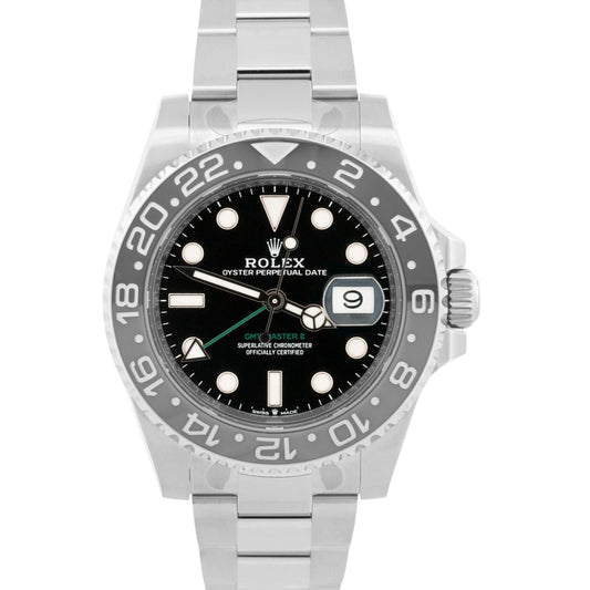 NEW 2026 PAPERS Rolex GMT-Master II BRUCE WAYNE Ceramic OYSTER 126710 GRNR BOX