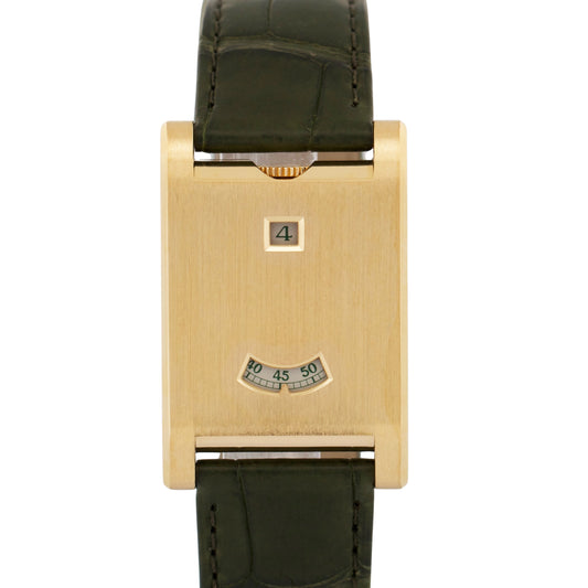 NEW 2026 PAPERS Cartier Tank à Guichets 18K YELLOW GOLD 25mm WGTA0234 4580 BOX