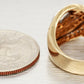 Sonia Bitton 1.25ctw Diamond Woven Waves Band Ring - 14k Yellow & White Gold