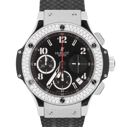 PAPERS Hublot Big Bang Chronograph FACTORY DIAMOND Rubber 41mm 341.SX.130.RX.114
