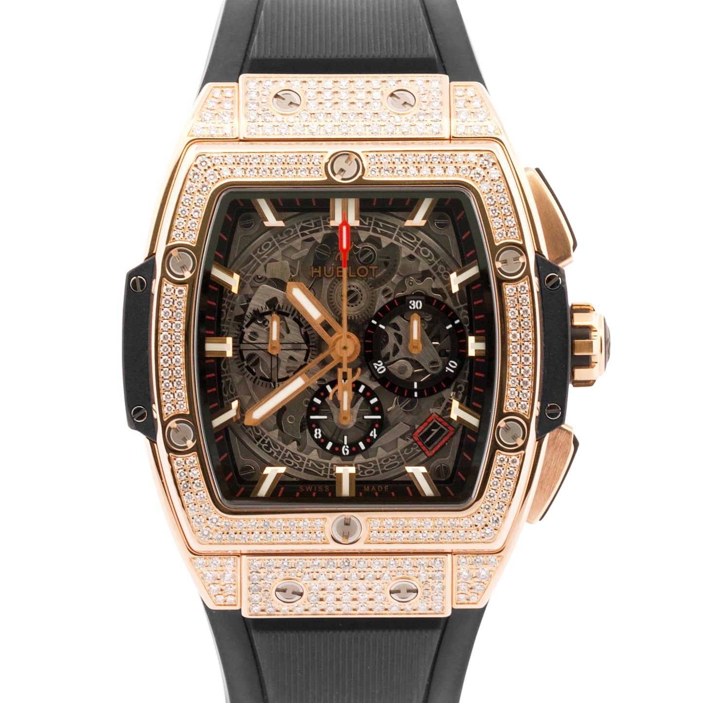 2026 SERVICE Hublot Spirit of Big Bang DIAMOND SKELETON 48mm 641.OX.0183.LR.1704