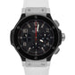 Hublot Big Bang Carbon Steel Ceramic BLACK 44mm White Rubber 301.SB.131.RX