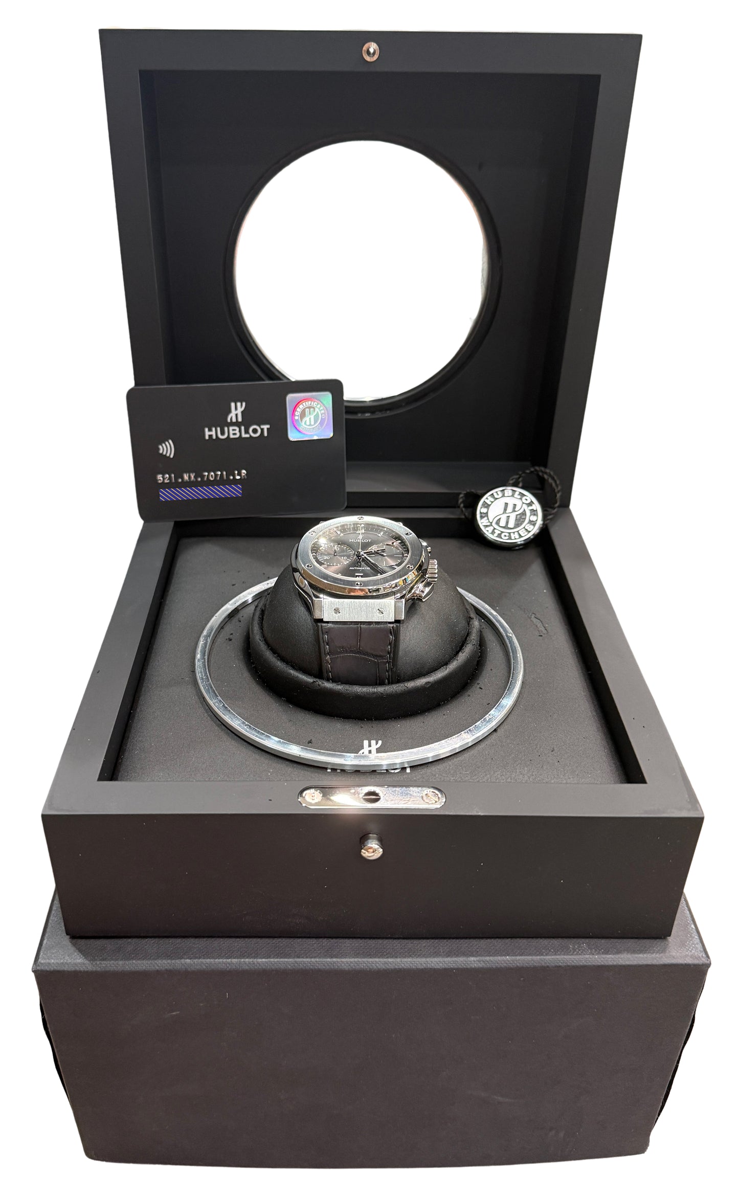PAPERS Hublot Classic Fusion RACING GRAY Titanium 45mm 521.NX.7071.LR BOX