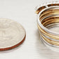 Vintage 0.70ctw Diamond Bypass Ring Stack of 5 - 14k Yellow & White Gold Bands