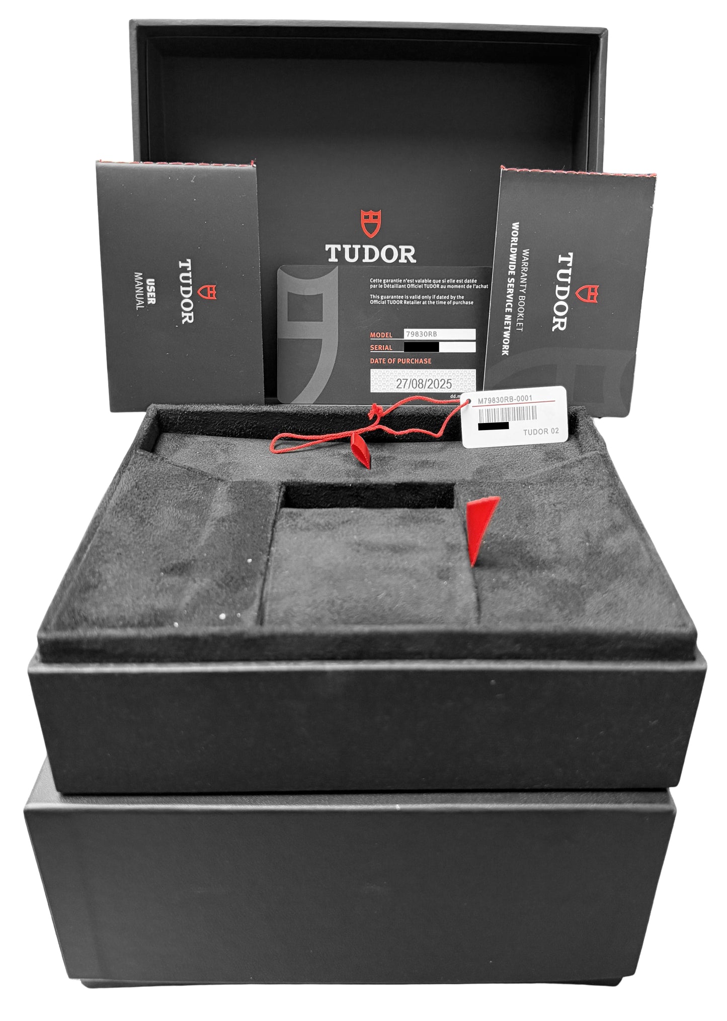 AUG. 2025 PAPERS Tudor Black Bay GMT PEPSI Steel Black 41mm 79830RB Watch BOX