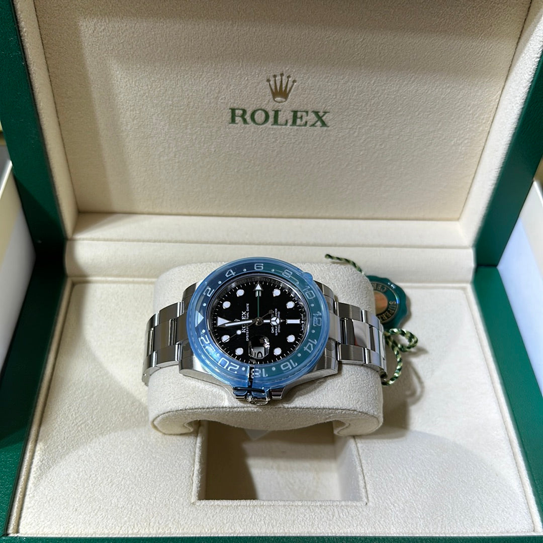 MAY 2023 STICKERED Rolex GMT-Master II SPRITE GREEN Watch 126720 VTNR B+P