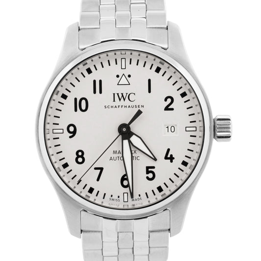 2023 PAPERS IWC Pilot Watch Mark XX SILVER Stainless Steel 40mm IW328208 BOX