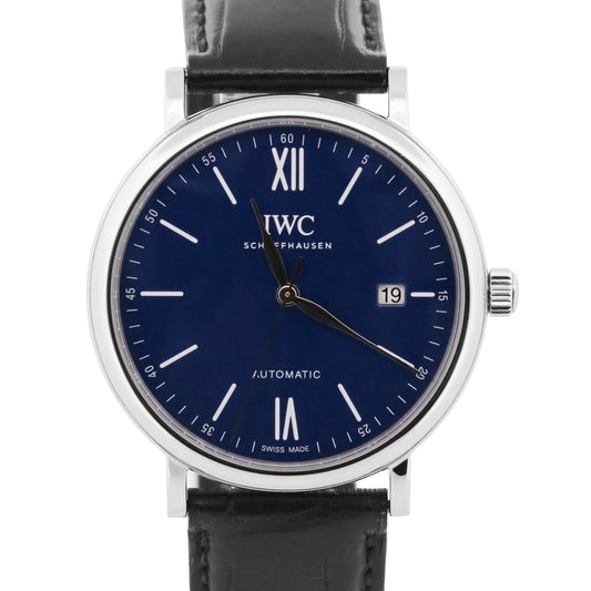 IWC Portofino IW356518 150 Years Blue Stainless Steel Automatic 40mm Watch