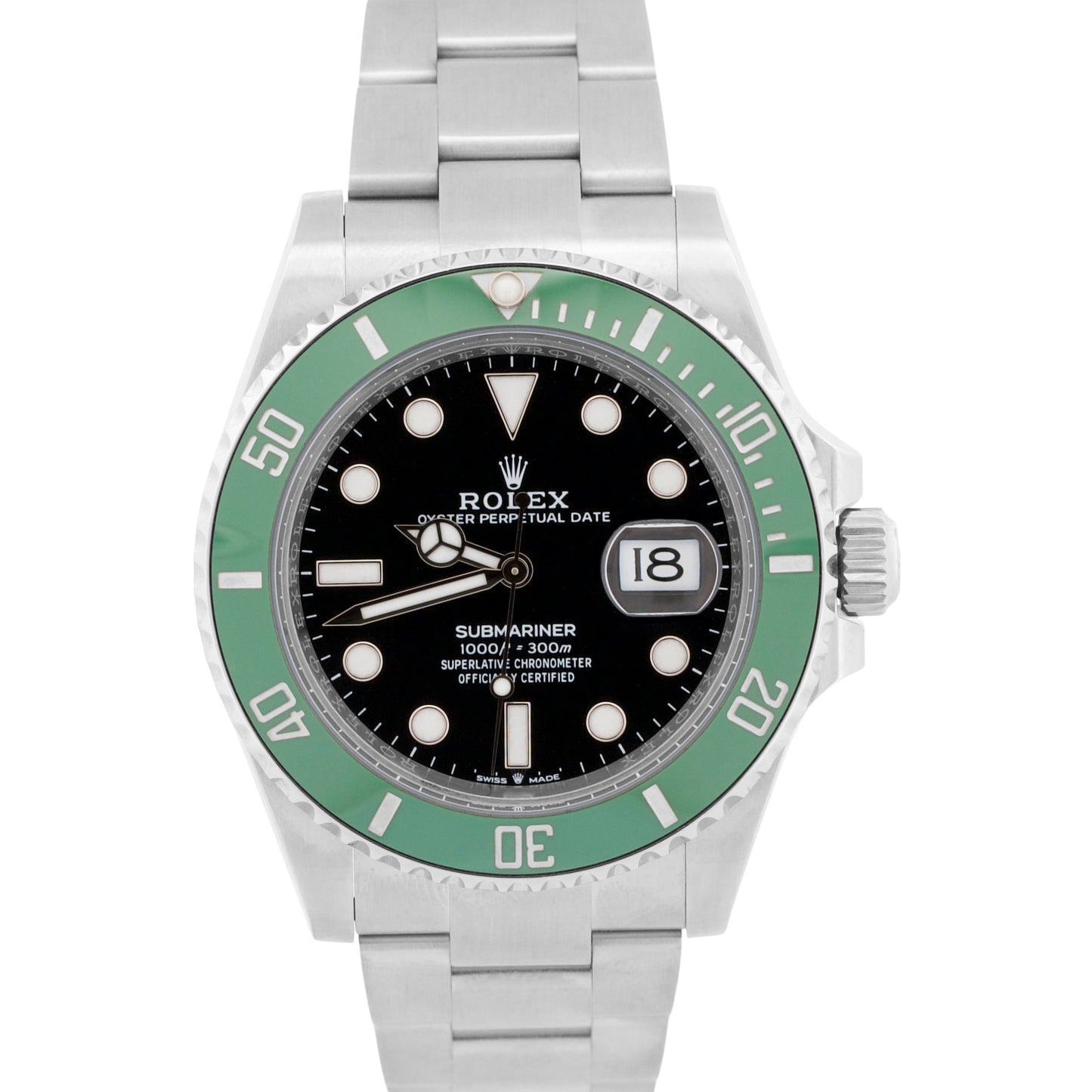2026 Rolex Submariner Date 126610 LV Green 41mm Ceramic Steel Watch Box Papers