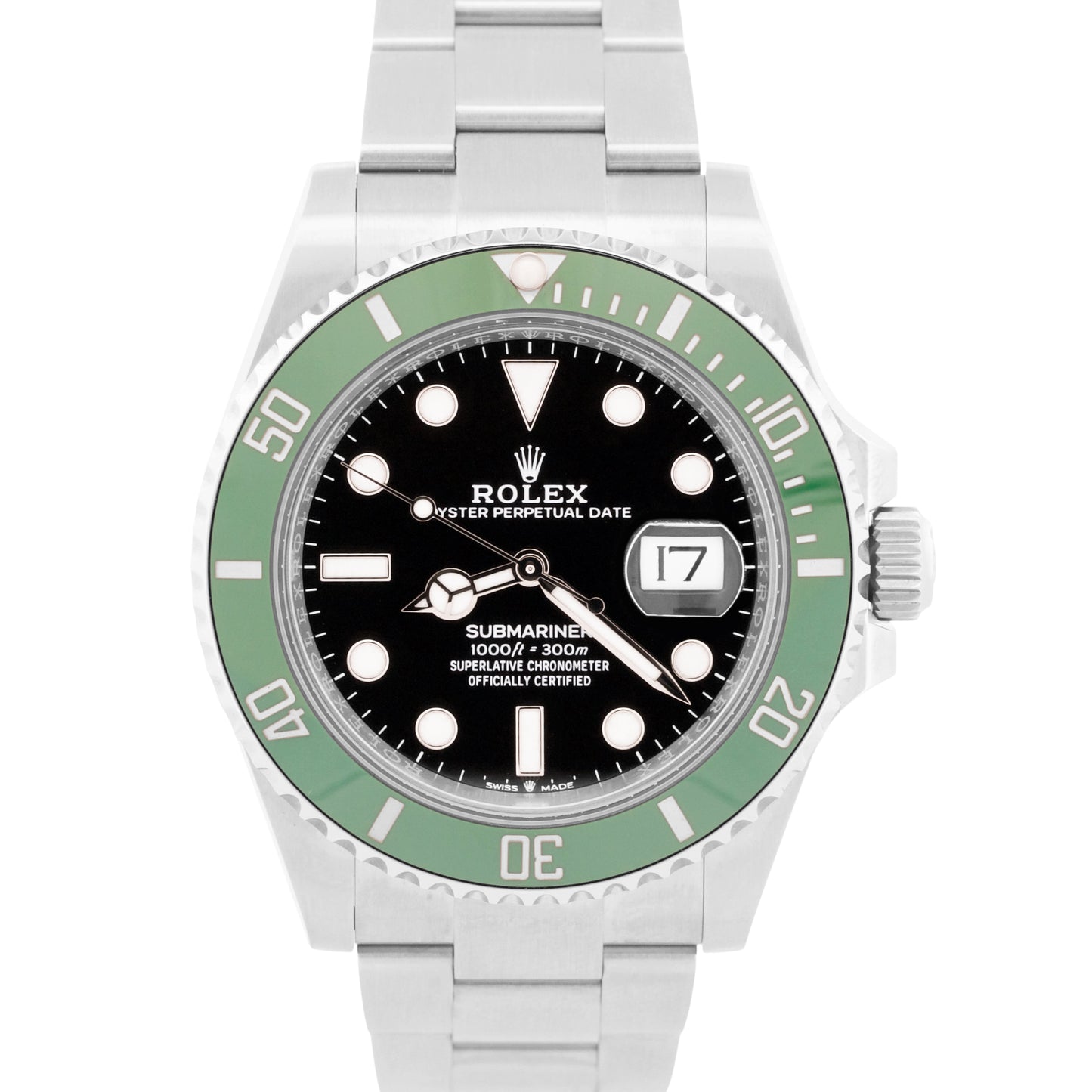 NEW JUNE 2026 PAPERS Rolex Submariner 41mm GREEN KERMIT Ceramic 126610 LV BOX