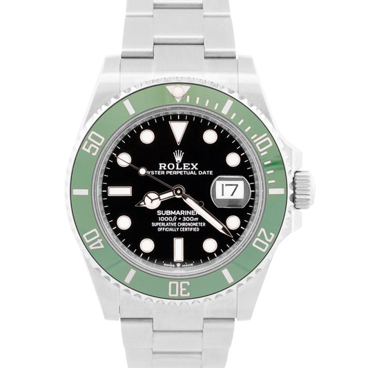 NEW JUNE 2026 PAPERS Rolex Submariner 41mm GREEN KERMIT Ceramic 126610 LV BOX