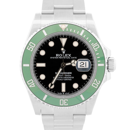 2023 PAPERS Rolex Submariner 41mm GREEN KERMIT Steel Ceramic 126610 LV BOX