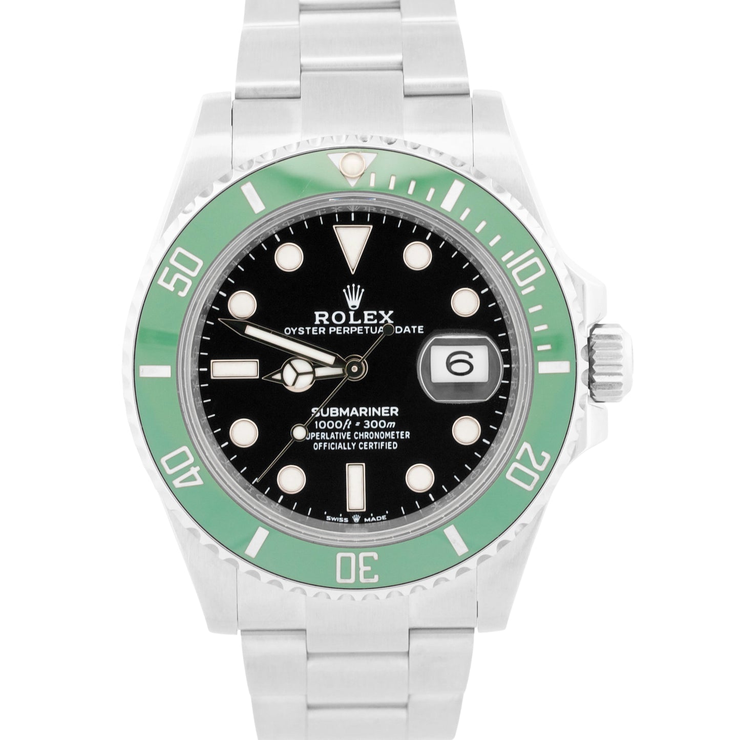 2024 Rolex Submariner Date 126610 LV Kermit Green Steel 41mm Watch Box Papers