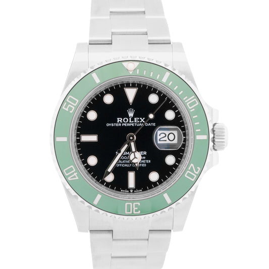 2025 PAPERS Rolex Submariner Date 41 KERMIT Green Steel 41mm Watch 126610 LV BOX