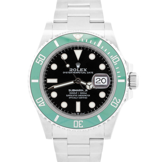 2022 Rolex Submariner 126610 LV 41mm Green Kermit Steel Ceramic Box Papers