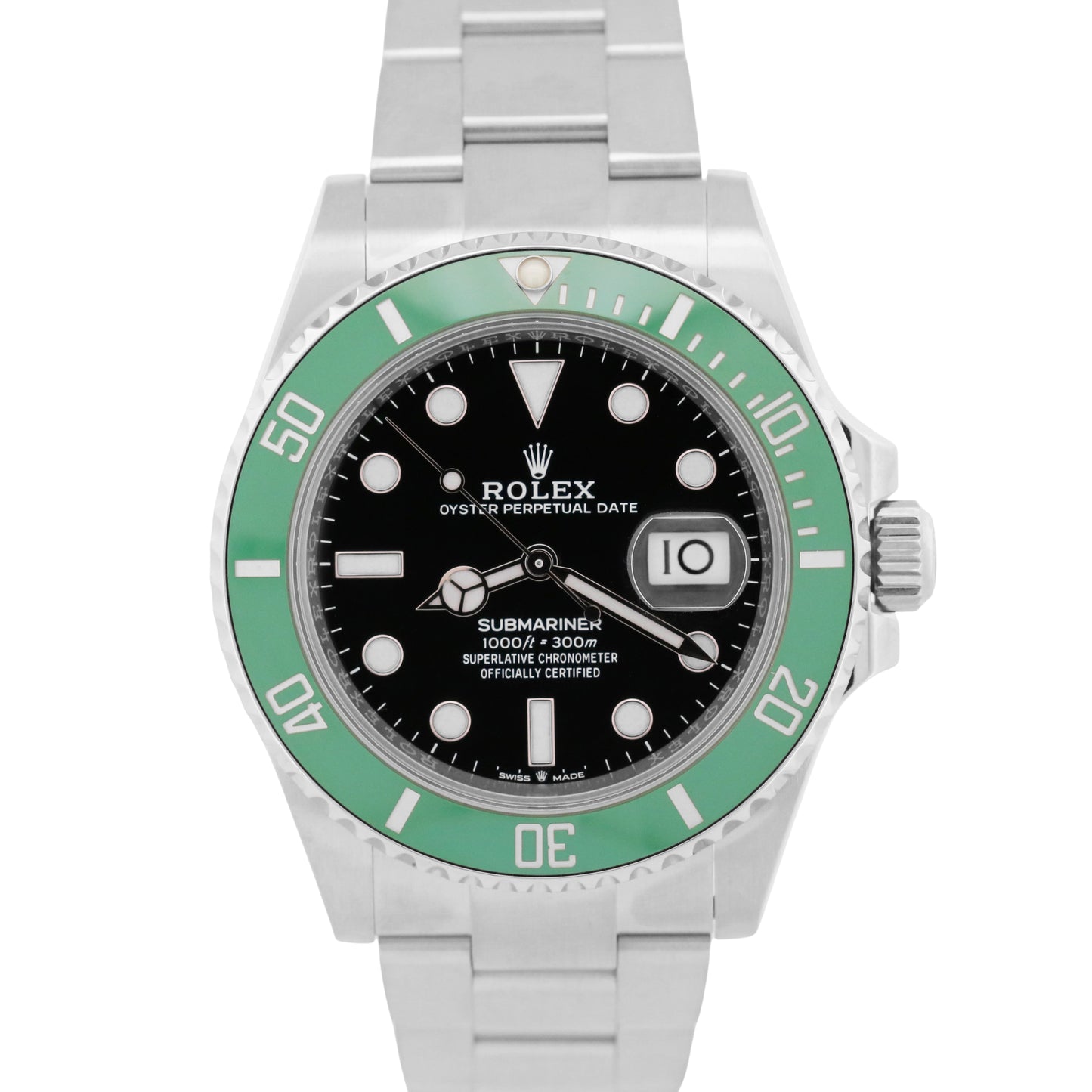 2022 PAPERS Rolex Submariner Date KERMIT Steel 41mm 126610 LV Watch BOX