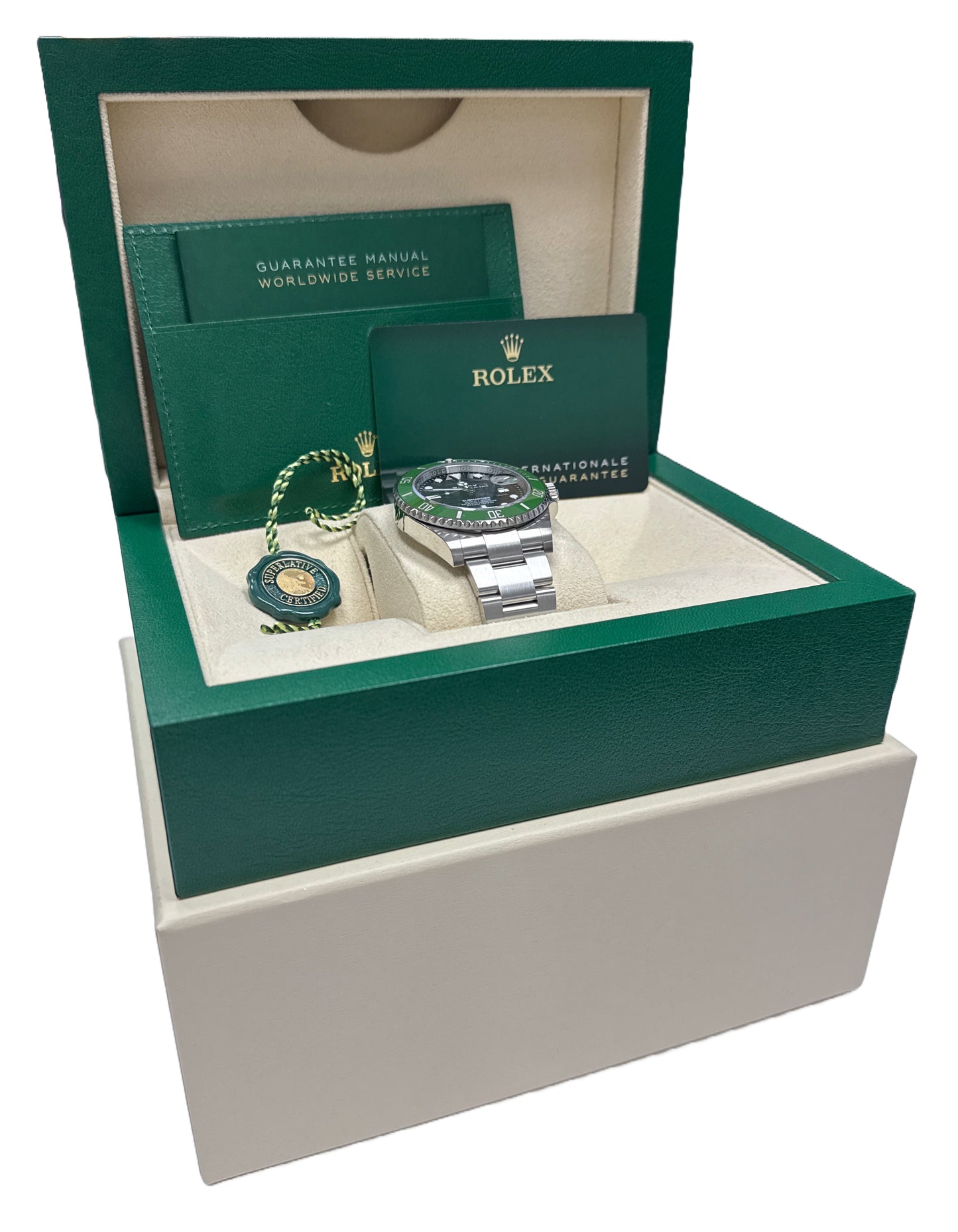 MINT 2024 PAPERS Rolex Submariner Date GREEN KERMIT Ceramic 41mm 126610 LV BOX