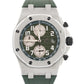 PAPERS Audemars Piguet Royal Oak Offshore GREEN KHAKI 42mm TITANIUM 26238TI BOX
