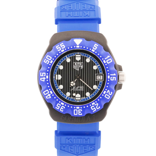 2024 PAPERS Tag Heuer x Kith Formula 1 PVD Rubber 35mm WA121J.BT0012 Quartz BOX